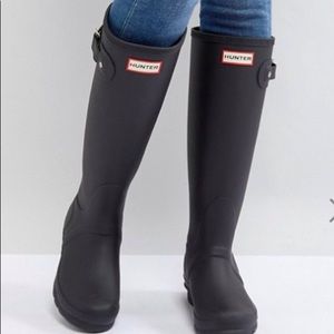 HUNTER Original Tour Matte Packable Tall Rain Boot